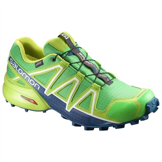Salomon SPEEDCROSS 4 GTX Trailove Bezecke Tenisky Panske Zelene / Žlté | 60528LDRV