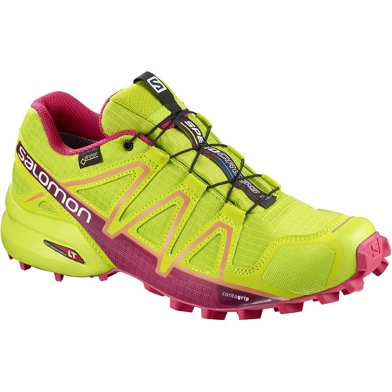 Salomon SPEEDCROSS 4 GTX W Trailove Bezecke Tenisky Damske Žlté | 78914UTNW