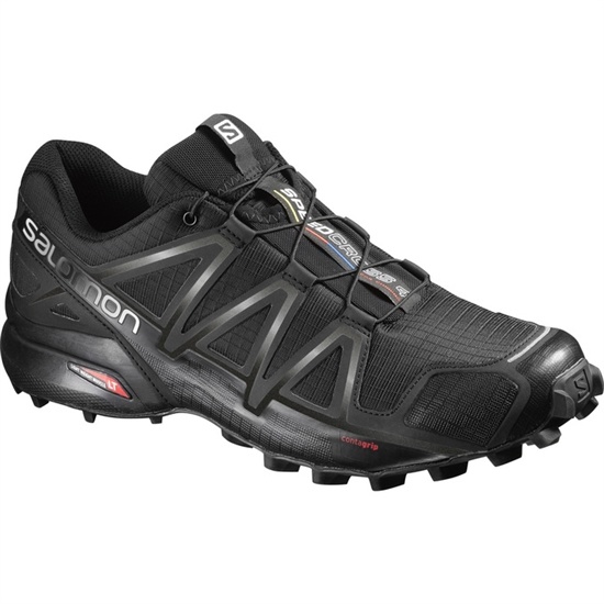 Salomon SPEEDCROSS 4 WIDE Trailove Bezecke Tenisky Panske Čierne | 28471HKZJ