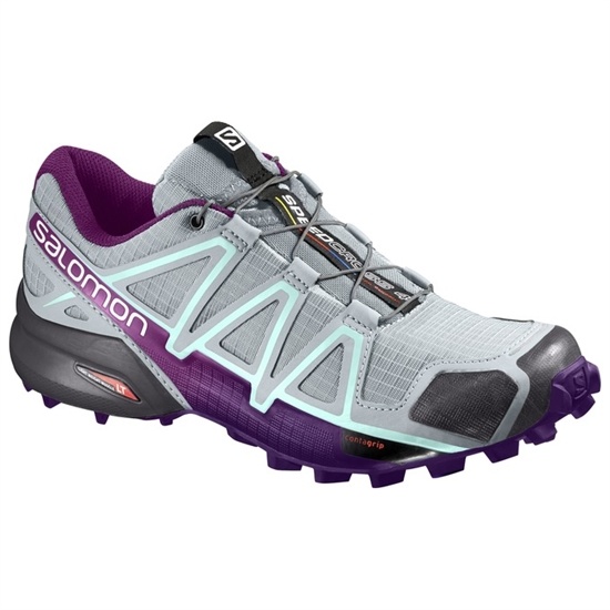 Salomon SPEEDCROSS 4 W Trailove Bezecke Tenisky Damske Strieborne Nachový | 23867OHBE