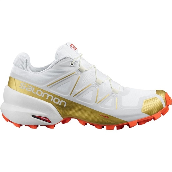 Salomon SPEEDCROSS 5 GTS W Trailove Bezecke Tenisky Damske Biele | 08154HOMW