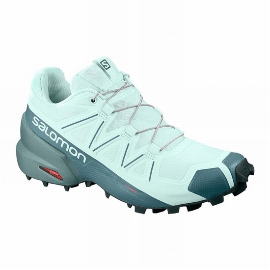 Salomon SPEEDCROSS 5 Trailove Bezecke Tenisky Damske Tyrkysové / Zelene | 52803ODBF