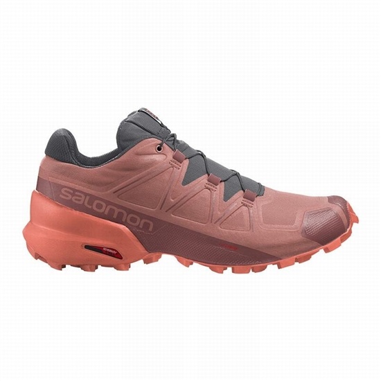 Salomon SPEEDCROSS 5 Trailove Bezecke Tenisky Damske Tmavo Červené | 67082QNZT