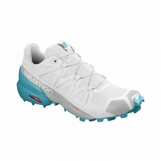 Salomon SPEEDCROSS 5 Trailove Bezecke Tenisky Damske Biele | 83425TUXS