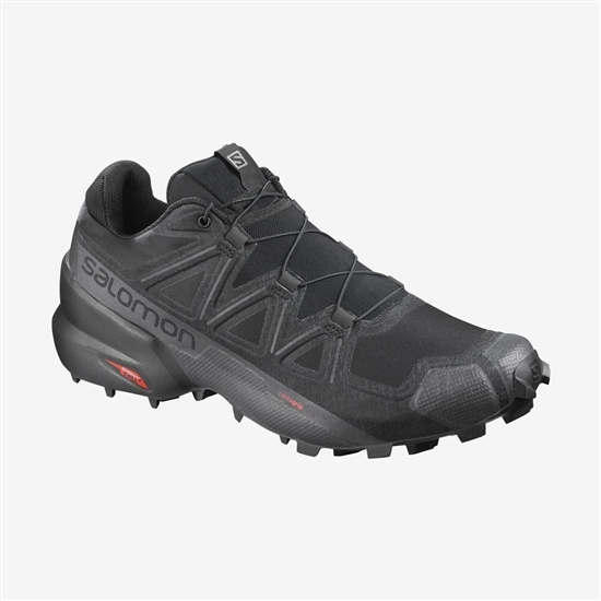 Salomon SPEEDCROSS 5 WIDE Trailove Bezecke Tenisky Panske Čierne | 28974YRBZ