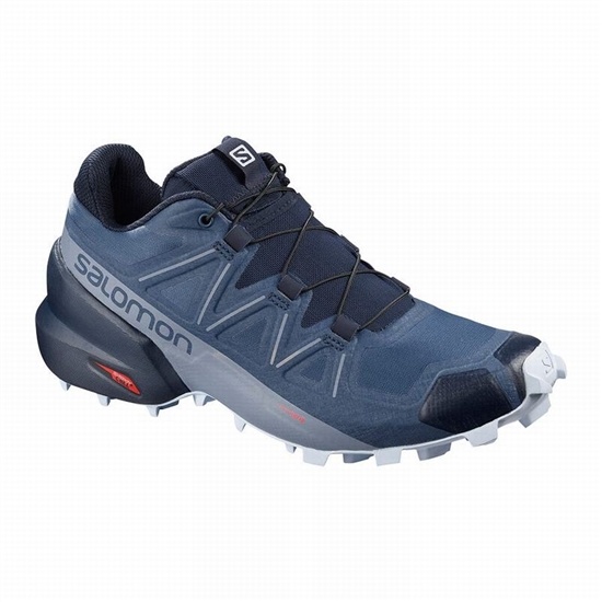 Salomon SPEEDCROSS 5 WIDE W Trailove Bezecke Tenisky Damske Námornícka Modrá | 80273PWHF