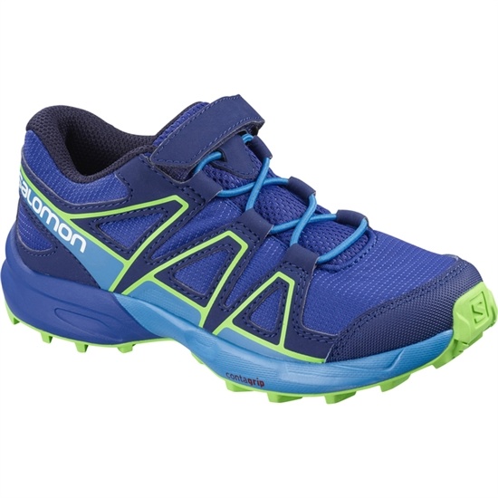Salomon SPEEDCROSS BUNGEE K Trailove Bezecke Tenisky Detske Tmavo Modre | 30894LEKG