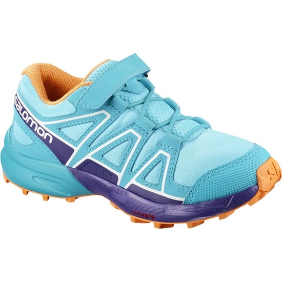 Salomon SPEEDCROSS BUNGEE K Trailove Bezecke Tenisky Detske Svetlo Tyrkysové | 37926MONY