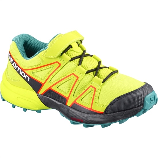 Salomon SPEEDCROSS BUNGEE K Trailove Bezecke Tenisky Detske Žlté / Čierne | 79120AGNF