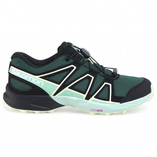 Salomon SPEEDCROSS J Trailove Bezecke Tenisky Detske Zelene | 06937EZFG