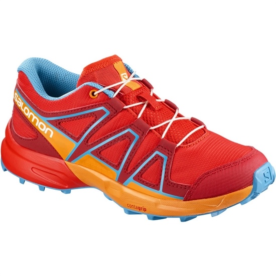 Salomon SPEEDCROSS J Trailove Bezecke Tenisky Detske Oranžové | 26430GNJL