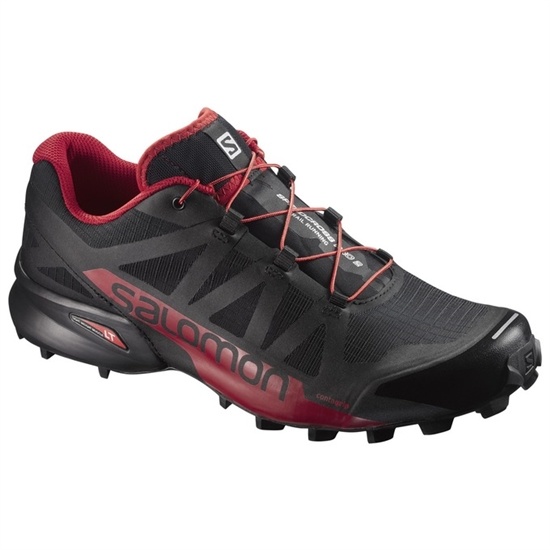 Salomon SPEEDCROSS PRO 2 Trailove Bezecke Tenisky Panske Čierne / Bordove | 91407IPYQ