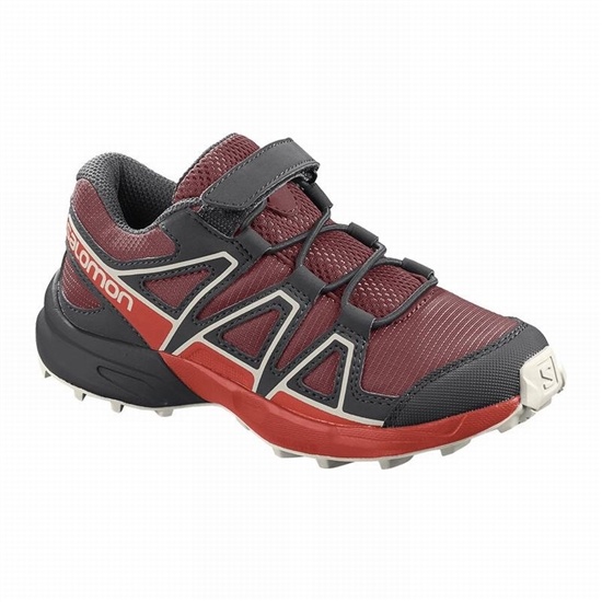 Salomon SPEEDCROSS Trailove Bezecke Tenisky Detske Červené / Ruzove | 17950UFHR