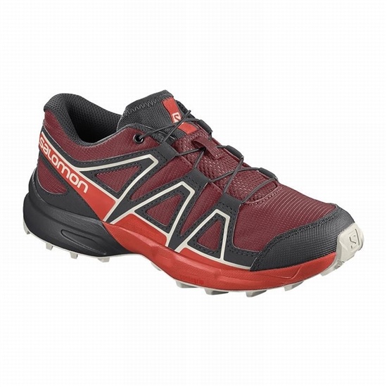 Salomon SPEEDCROSS Trailove Bezecke Tenisky Detske Červené / Ruzove | 80572BNQZ