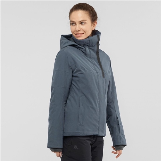 Salomon SPEED Ski Bundy Damske Siva / Čierne | 42810LABJ