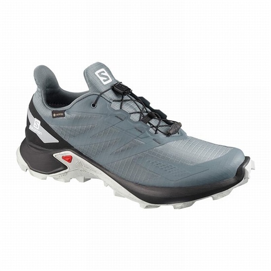 Salomon SUPERCROSS BLAST GTX Trailove Bezecke Tenisky Panske Tmavo Modre / Čierne | 24531WFOG