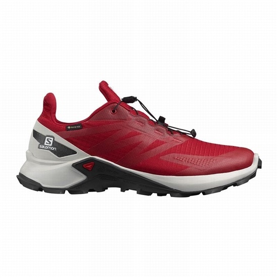 Salomon SUPERCROSS BLAST GTX Trailove Bezecke Tenisky Panske Červené | 30962EDGV
