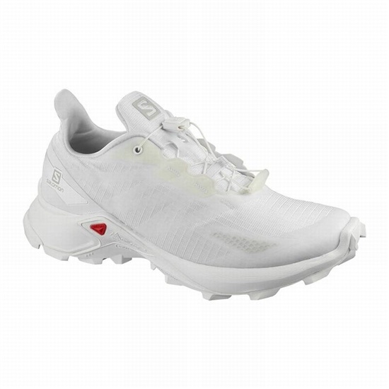 Salomon SUPERCROSS BLAST W Trailove Bezecke Tenisky Damske Biele | 49681RWYQ