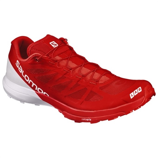 Salomon S/LAB SENSE 6 Trailove Bezecke Tenisky Damske Červené / Biele | 50712SPUQ