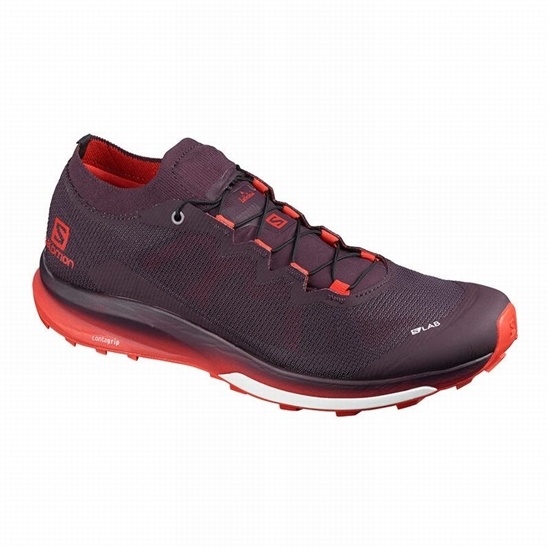 Salomon S/LAB ULTRA 3 Trailove Bezecke Tenisky Damske Červené | 82407LKNS
