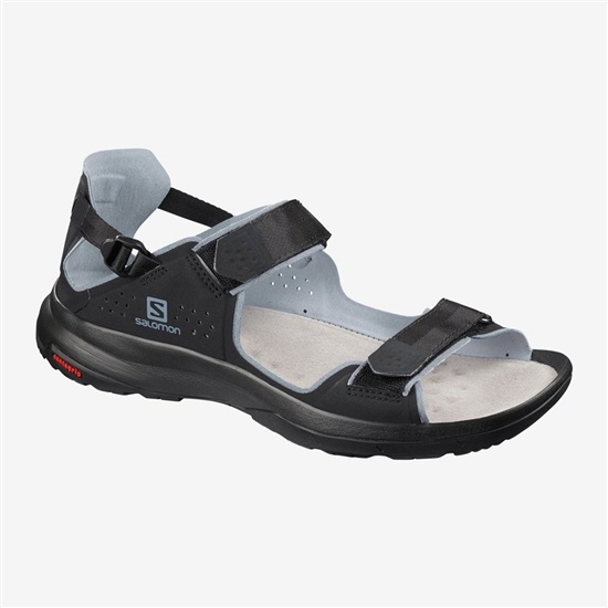 Salomon TECH FEEL Sandale Panske Čierne | 51493OZQR