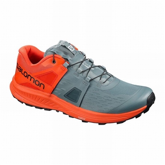 Salomon ULTRA /PRO Trailove Bezecke Tenisky Panske Siva / Oranžové | 70589LVPX