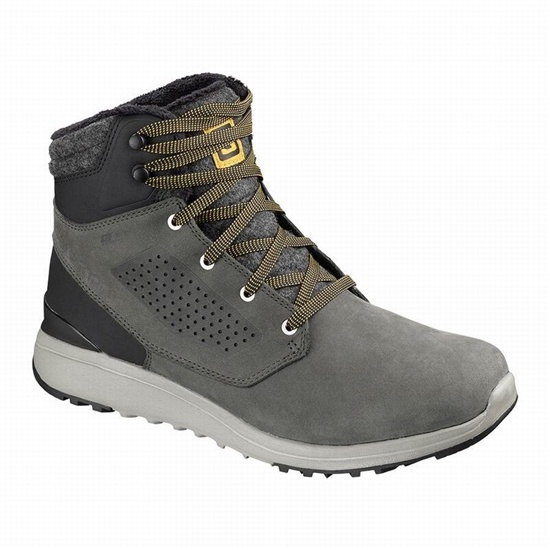 Salomon UTILITY CLIMASALOMON WATERPROOF Zimne Topanky Panske Hnedožltý | 30875KFUO