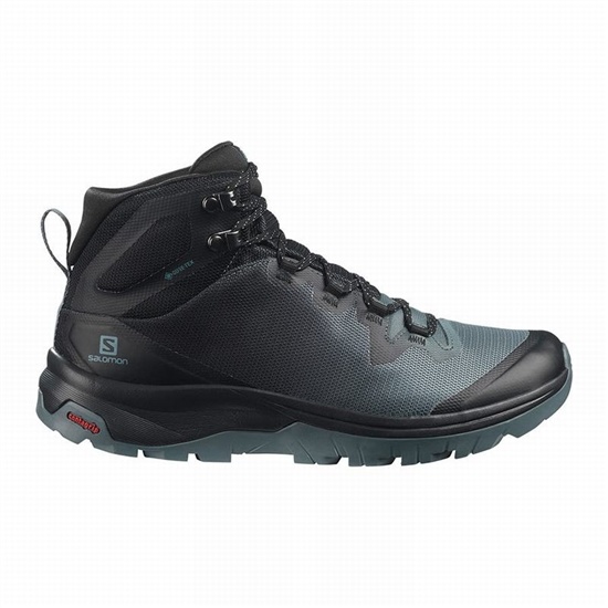 Salomon VAYA MID GORE-TEX Turisticke Topanky Damske Tmavo Modre / Čierne | 19805DVAM