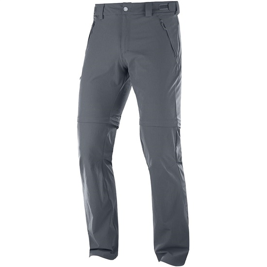 Salomon WAYFARER STRAIGHT ZIP M Nohavice Panske Čierne | 69851SRNP