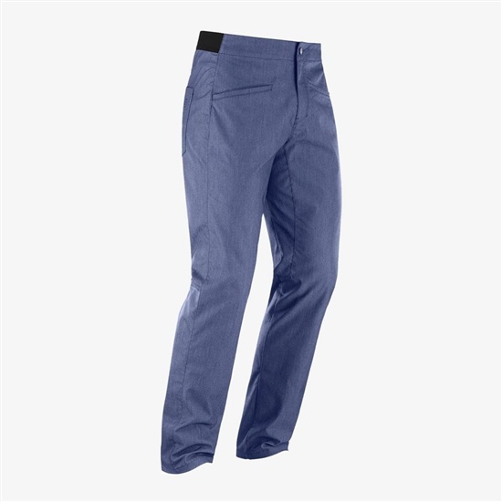 Salomon WAYFARER TAPERED DENIM Nohavice Panske Indigo | 78541DRXL