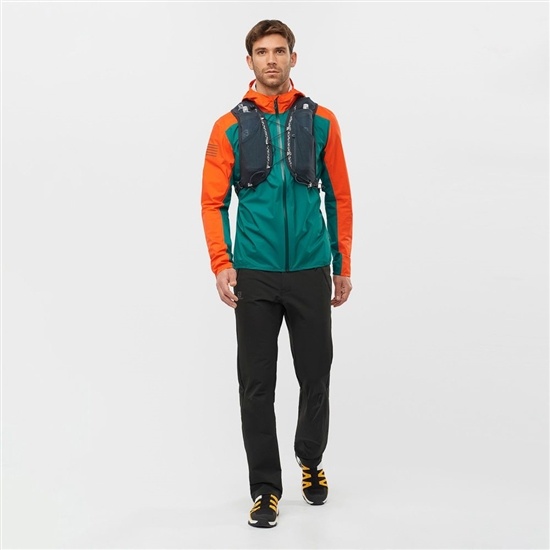 Salomon WAYFARER TAPERED Nohavice Panske Čierne | 24615HOVP