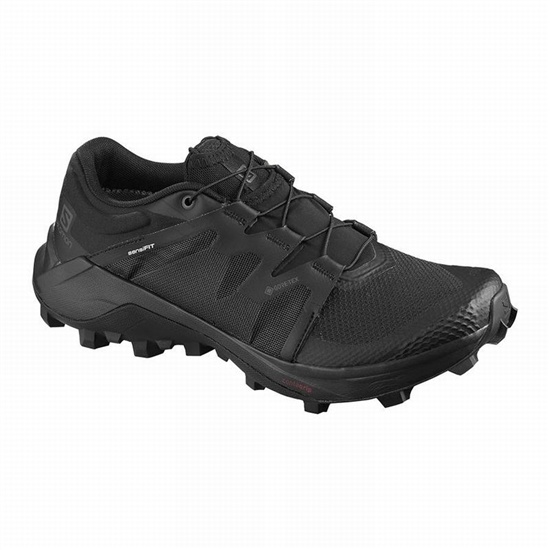 Salomon WILDCROSS GTX Trailove Bezecke Tenisky Damske Čierne | 46851ARPZ