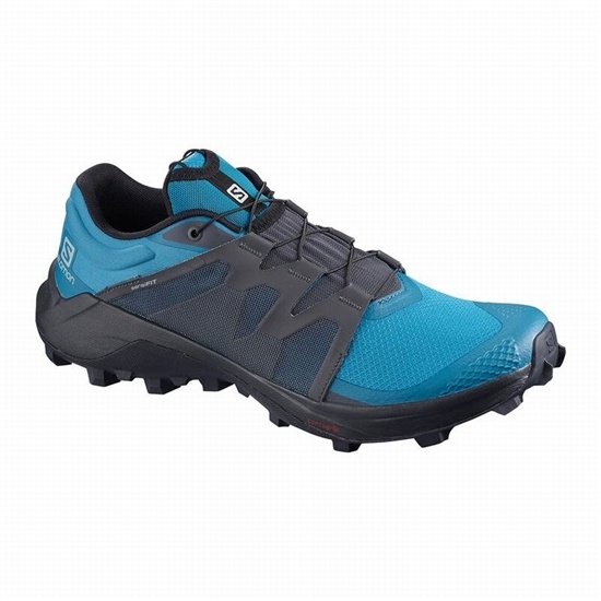 Salomon WILDCROSS Trailove Bezecke Tenisky Panske Modre / Čierne | 20364SJVR