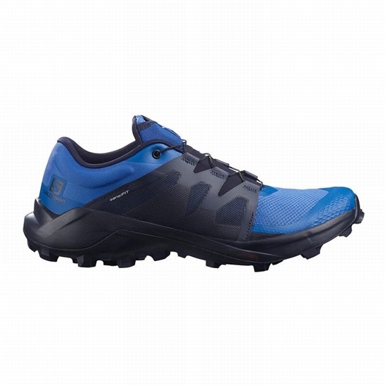 Salomon WILDCROSS Trailove Bezecke Tenisky Panske Modre | 30945HBWA