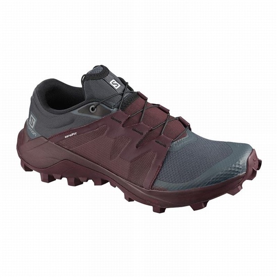 Salomon WILDCROSS W Trailove Bezecke Tenisky Damske / Bordove | 24796WNXD