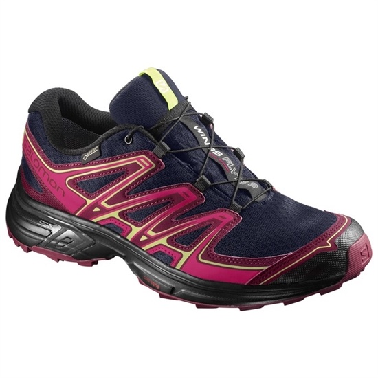 Salomon WINGS FLYTE 2 GTX W Trailove Bezecke Tenisky Damske Ruzove / Námornícka Modrá | 80362TNWG