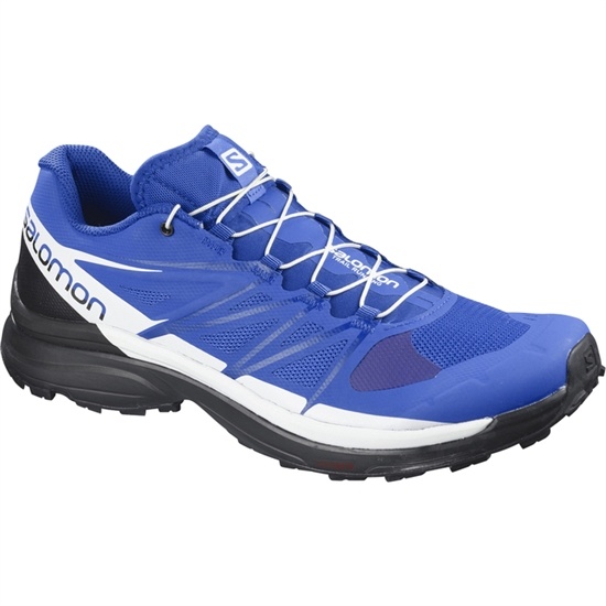 Salomon WINGS PRO 3 Trailove Bezecke Tenisky Panske Modre / Biele / Čierne | 85624PGXB