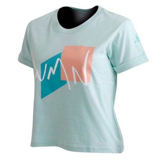 Salomon WMN CROPPED TEE Tricko Damske Viacfarebný | 52134XRAC