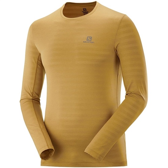 Salomon XA LS M Tricko Panske Hnede | 68927MLHV