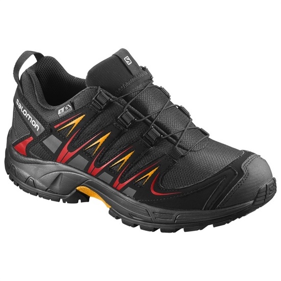 Salomon XA PRO 3D CSWP J Trailove Bezecke Tenisky Detske Čierne | 01289XSVW