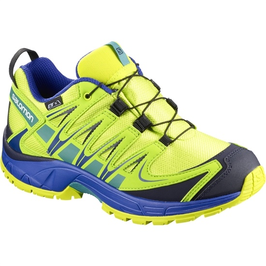 Salomon XA PRO 3D CSWP J Trailove Bezecke Tenisky Detske Žlté / Modre | 89361WGYL