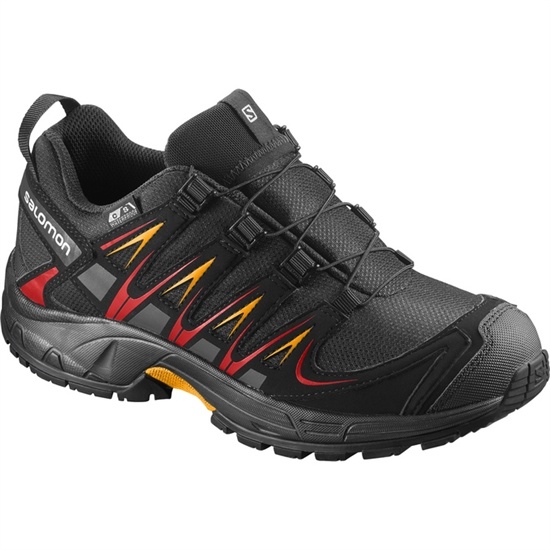 Salomon XA PRO 3D CSWP K Trailove Bezecke Tenisky Detske Čierne | 18723CLUA
