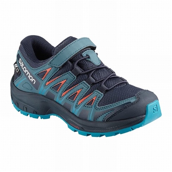 Salomon XA PRO 3D CSWP K Turisticke Topanky Detske Námornícka Modrá / Modre | 02984FKNI