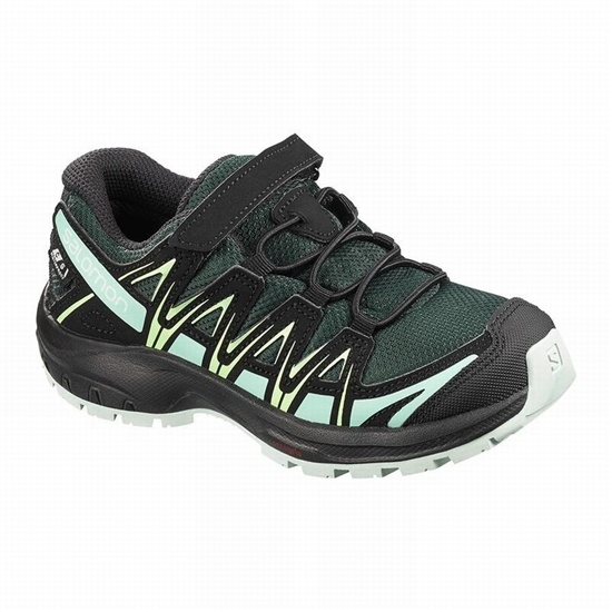 Salomon XA PRO 3D CSWP K Turisticke Topanky Detske Zelene / Čierne | 40526BRHQ