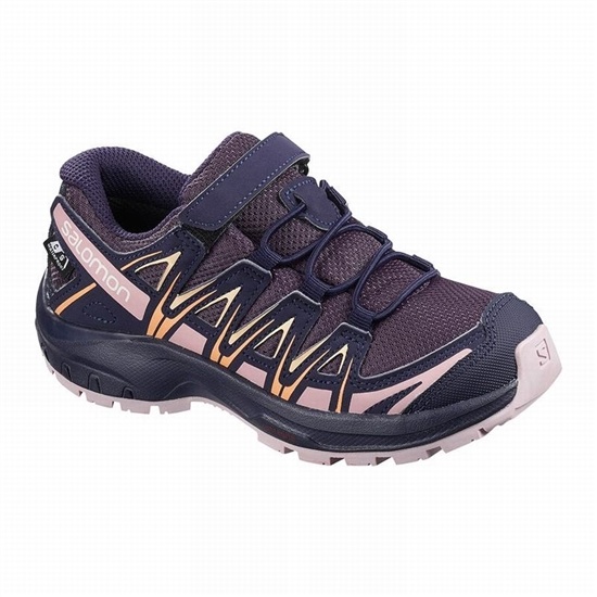 Salomon XA PRO 3D CSWP K Turisticke Topanky Detske Nachový / Modre | 43092FPLT