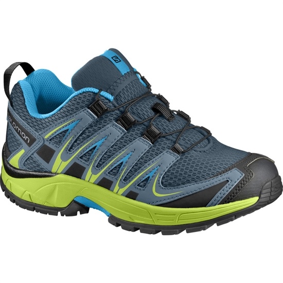 Salomon XA PRO 3D K Trailove Bezecke Tenisky Detske Modre / Žlté | 23561ESLU