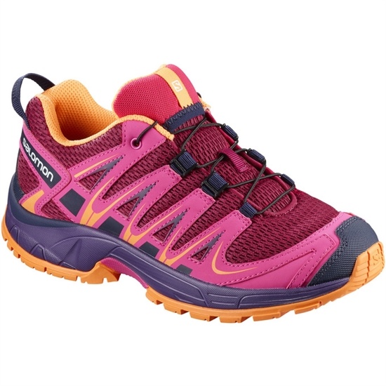 Salomon XA PRO 3D K Trailove Bezecke Tenisky Detske Bordove Ruzove | 31264HSKC
