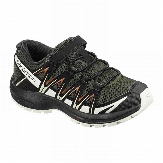 Salomon XA PRO 3D K Trailove Bezecke Tenisky Detske Tmavo Zelene / Čierne | 31569NBAG