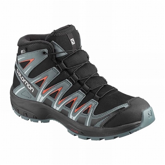 Salomon XA PRO 3D MID CSWP J Turisticke Topanky Detske Čierne / Ruzove | 37148WVGC