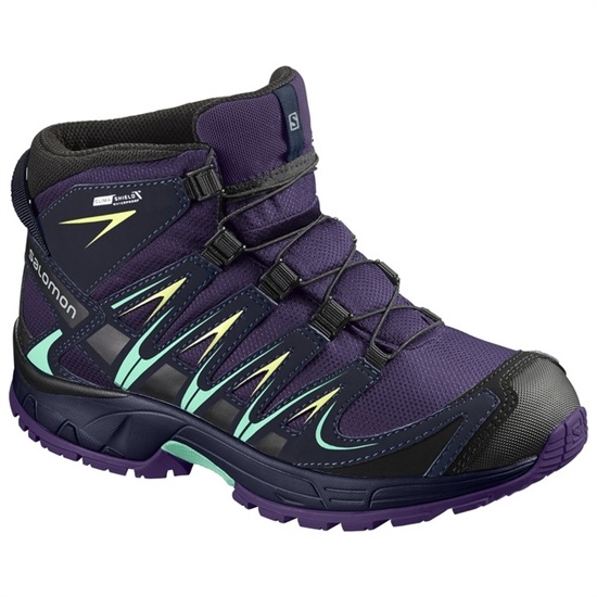 Salomon XA PRO 3D MID CSWP J Turisticke Topanky Detske Nachový | 60829CGTJ